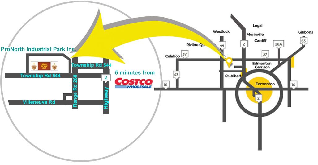 Map of ProNorth Industrial Park Inc. designed by Place For Your Stuff Self Storage